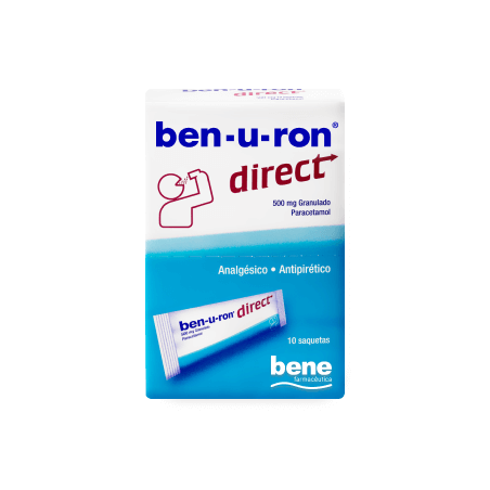 Ben-u-ron Direct 500 mg granulado 10 Saquetas