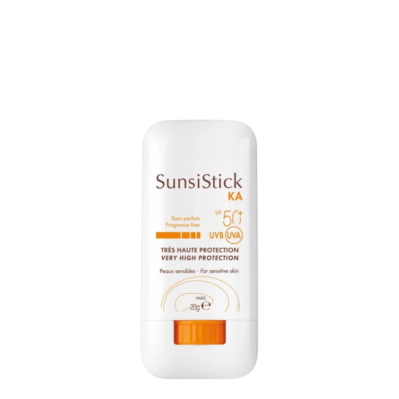 Avène Sunsistick KA SPF50+ 20 g – Proteção Solar Muito Elevada para Zonas Delicadas
