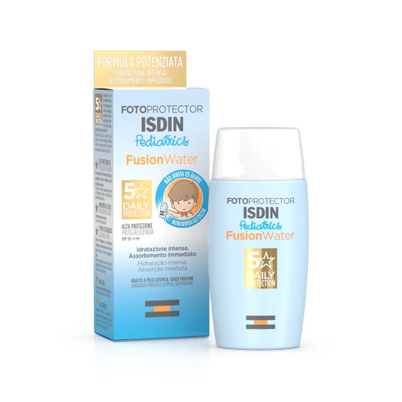 Protetor Solar ISDIN Pediatrics Fusion Water SPF50 50 mL
