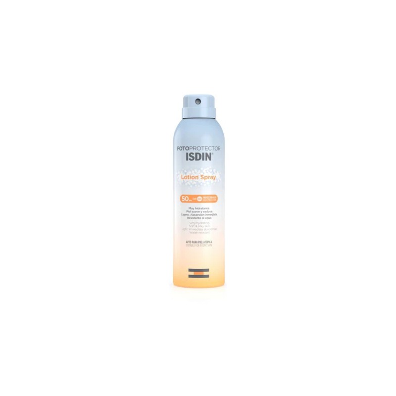 Protetor Solar ISDIN Loção Spray Corporal FPS50+ 250 mL