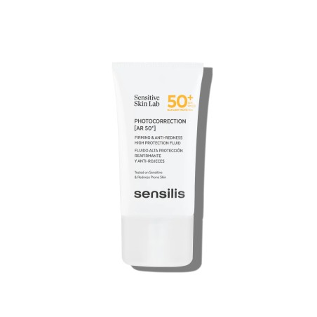 Sensilis Photocorrection AR SPF50+ Emulsão 40 ml – Proteção Solar Anti-Vermelhidão para Peles Sensíveis