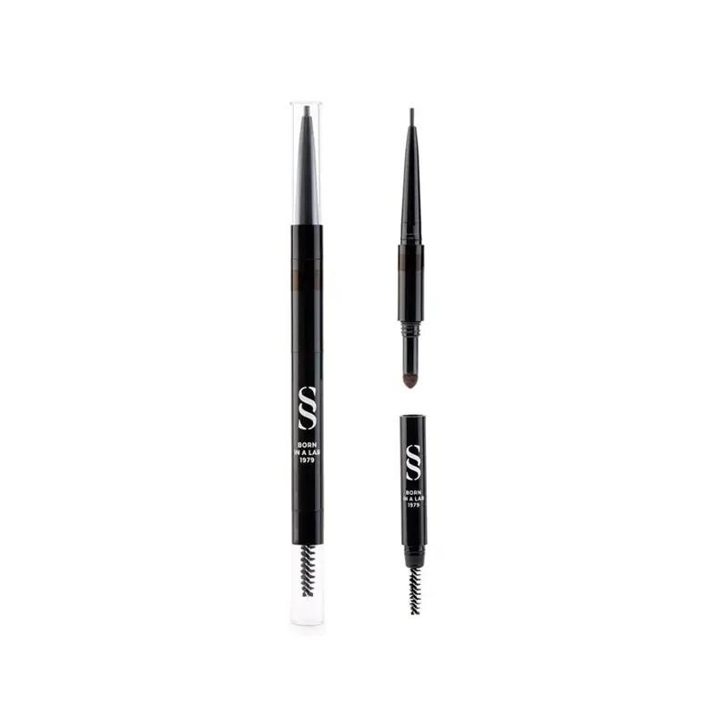 Sensilis Eyebrow Sculptor 3 em 1 Taupe – Lápis de Sobrancelhas 02 para Definir, Preencher e Fixar