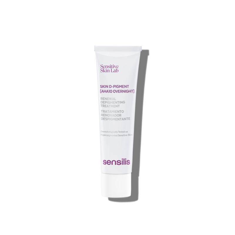 Sensilis Skin D‑Pigment AHA 10 Overnight 30 ml – Creme Noturno Renovador Despigmentante