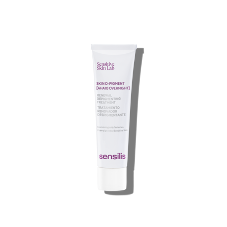 Sensilis Skin D‑Pigment AHA 10 Overnight 30 ml – Creme Noturno Renovador Despigmentante