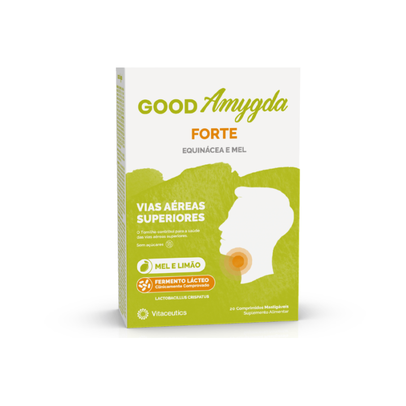 Good Amygda Mel e Limão 20 Comprimidos Mastigáveis
