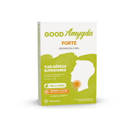 Good Amygda Mel e Limão 20 Comprimidos Mastigáveis