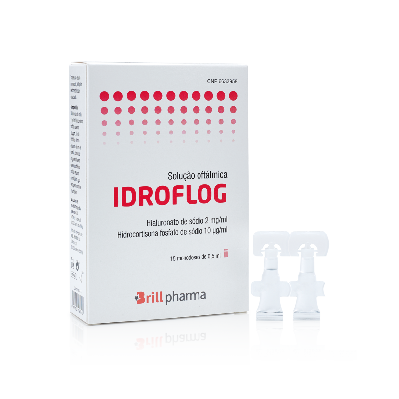 Idroflog Solução Oftálmica Monodoses  0,5mlx15 unidades