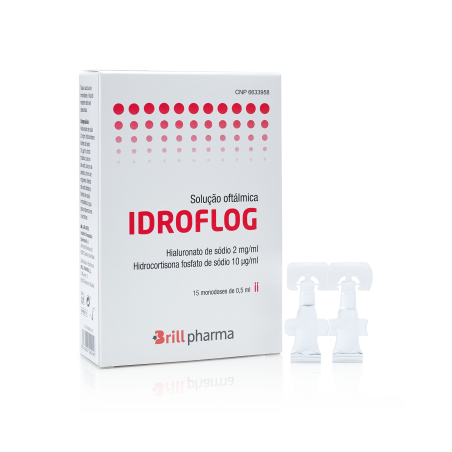 Idroflog Solução Oftálmica Monodoses  0,5mlx15 unidades