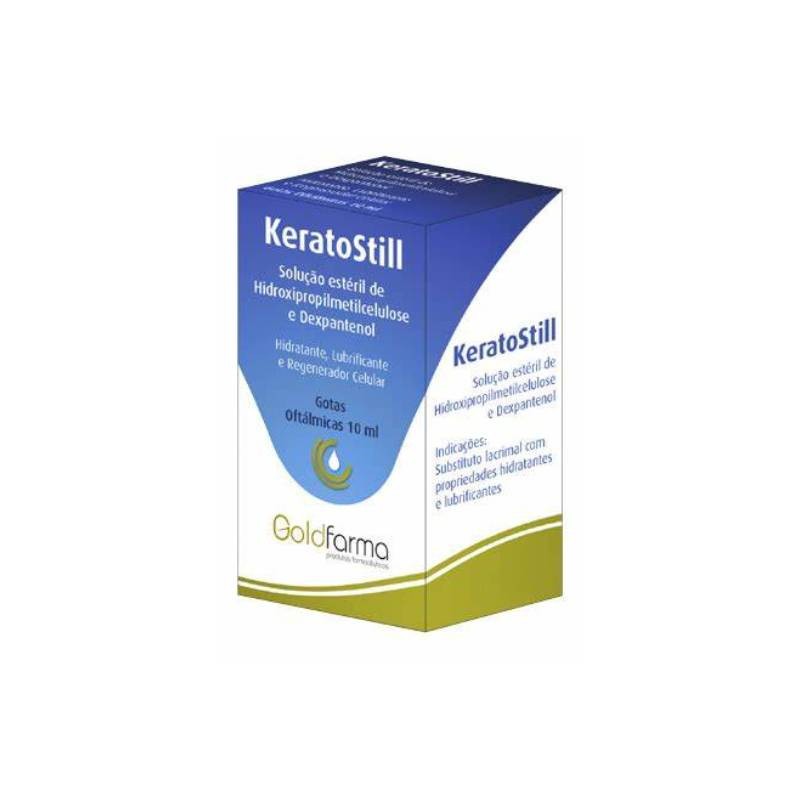 Keratostill Sine Gotas Oftalmicas Lubrificantes 10ml