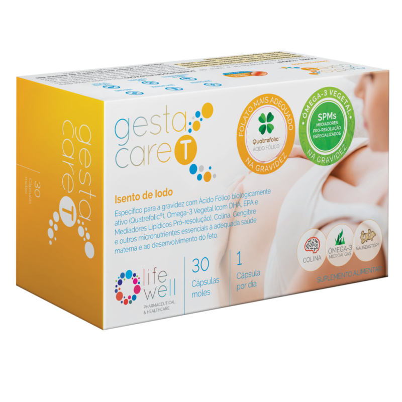 Gestacare T (isento de iodo) 30 Cápsulas