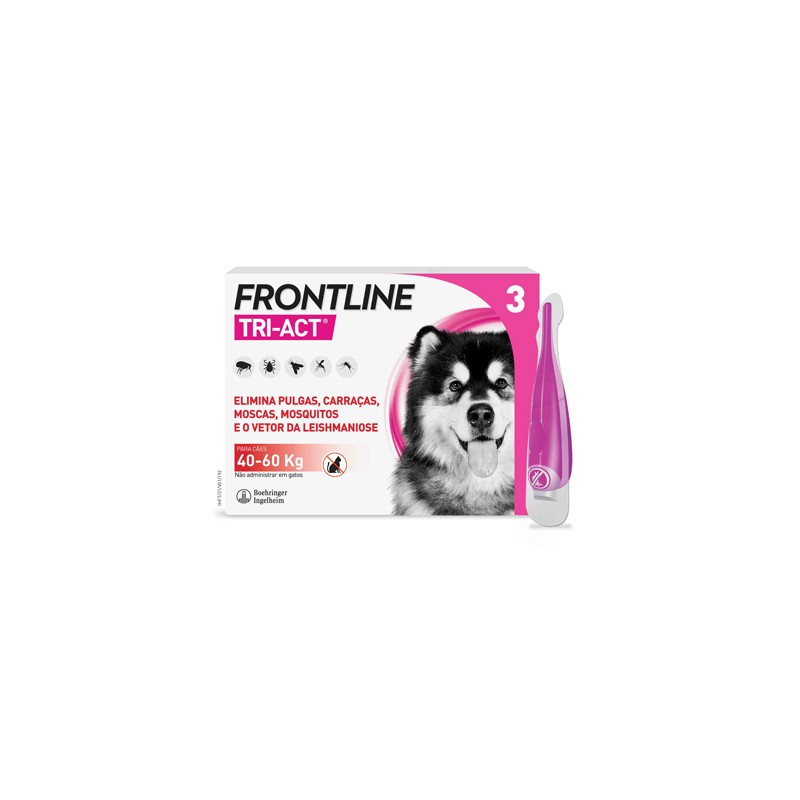 Frontline Tri-Act 40-60Kg 3 pipetas