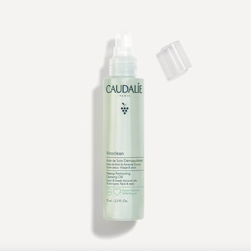 Caudalie Vinoclean Óleo Desmaquilhante 75ml – Limpeza Suave e Eficaz para Rosto e Olhos