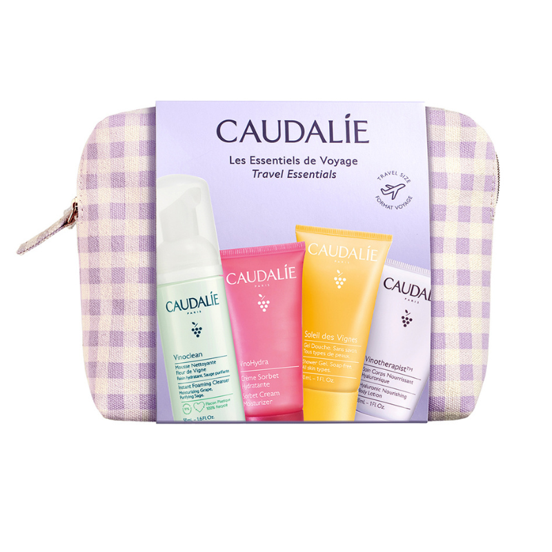 Caudalie VinoHydra Kit Viagem Verão 25 – Rotina de Hidratação e Luminosidade em Formato de Viagem