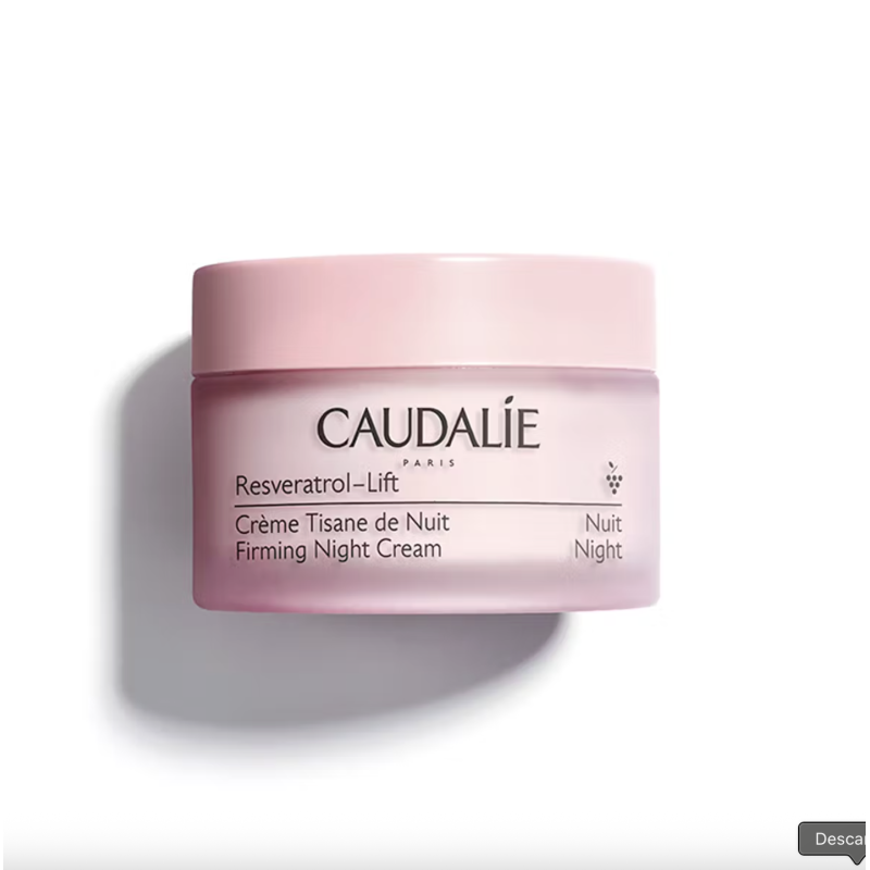 Caudalie Resveratrol-Lift Creme Tisana de Noite 50ml – Creme Antienvelhecimento Redensificador e Reafirmante Noturno