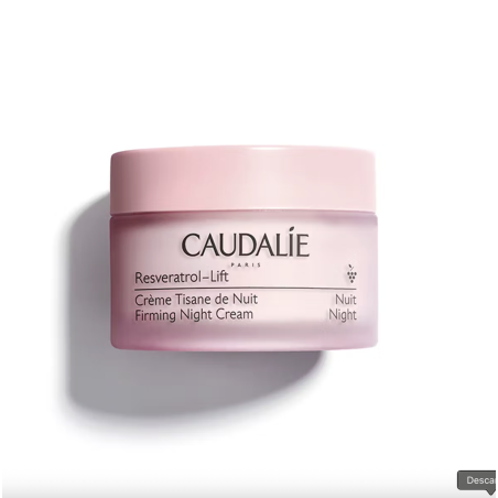 Caudalie Resveratrol-Lift Creme Tisana de Noite 50ml – Creme Antienvelhecimento Redensificador e Reafirmante Noturno