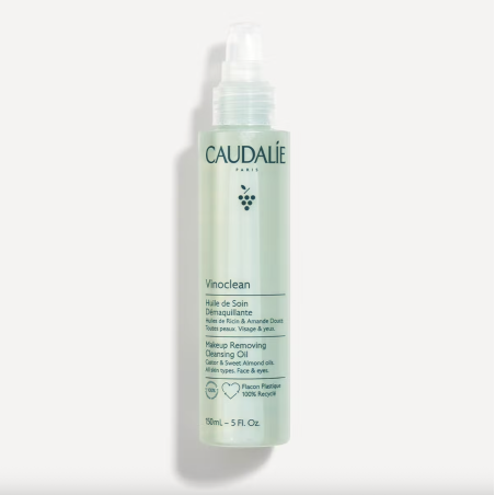 Caudalie Vinoclean Óleo Desmaquilhante 150ml – Desmaquilhante Natural para Rosto e Olhos
