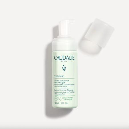 Caudalie Vinoclean Espuma de Limpeza 150ml – Limpeza Suave e Iluminadora com Uva e Sálvia