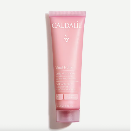 Caudalie VinoHydra Gel Moisturizer 60ml – Gel Hidratante Refrescante com Ácido Hialurónico e Água de Uva
