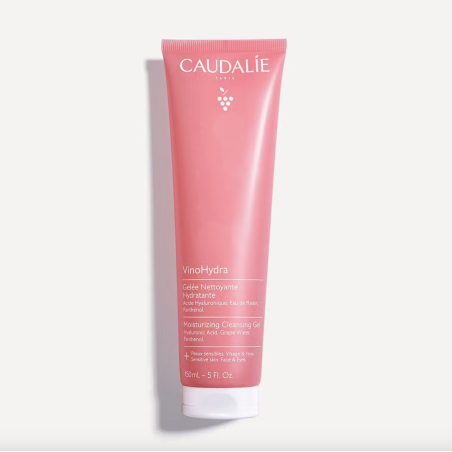 Caudalie VinoHydra Geleia de Limpeza Hidratante 150ml – Limpeza Suave e Hidratante com Água de Uva e Ácido Hialurónico