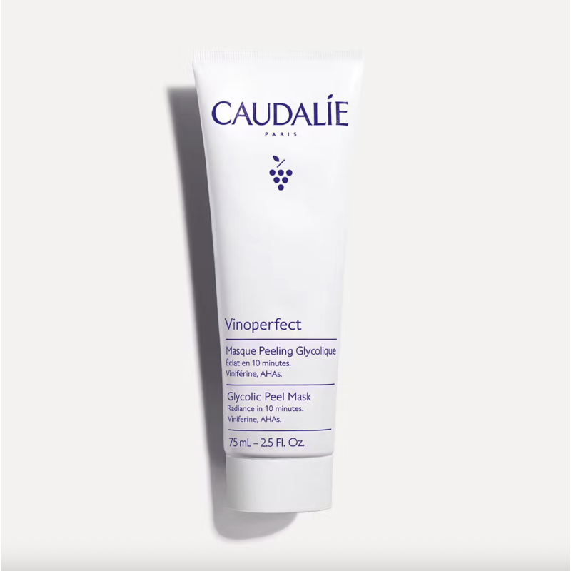 Caudalie Vinoperfect Máscara Peeling Glicólico 75ml – Ilumina, Uniformiza e Renova a Pele