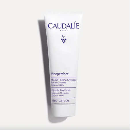 Caudalie Vinoperfect Máscara Peeling Glicólico 75ml – Ilumina, Uniformiza e Renova a Pele