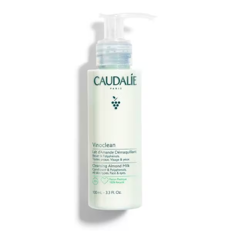 Caudalie Vinoclean Leite Desmaquilhante de Amêndoas 100ml – Limpeza Suave e Nutritiva