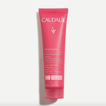 Caudalie VinoHydra Creme Hidratação Intensa 60ml – Pele Confortável, Suave e Radiante