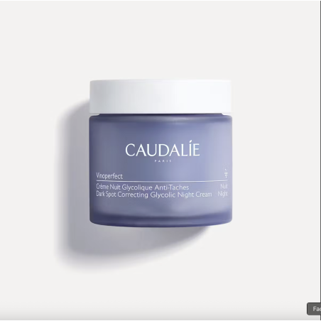 Caudalie Vinoperfect Creme de Noite Glicólico Antimanchas 50ml – Pele Uniforme, Renovada e Luminosamente Suave