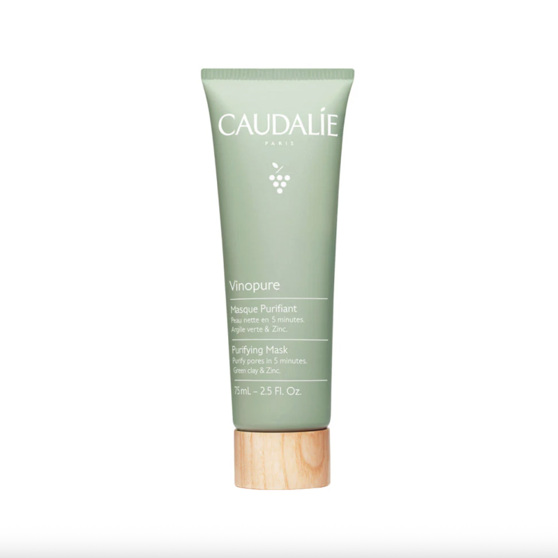 Caudalie Vinopure Máscara Purificante Anti-Imperfeições 75ml – Pele Limpa, Equilibrada e Sem Brilhos