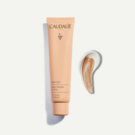 Caudalie Vinocrush Creme CC Tom 3 30ml – Hidratante com Cor e Luminosidade Natural para Tons Médios a Escuros