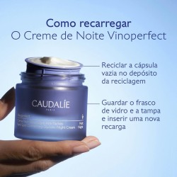 Caudalie Vinoperfect Creme de Noite Glicólico Antimanchas Recarga 50ml – Renovação e Luminosidade Durante a Noite