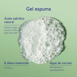 Caudalie Vinopure Gel de Limpeza Purificante 75ml – Limpeza Anti-Imperfeições para Pele Oleosa e Mista