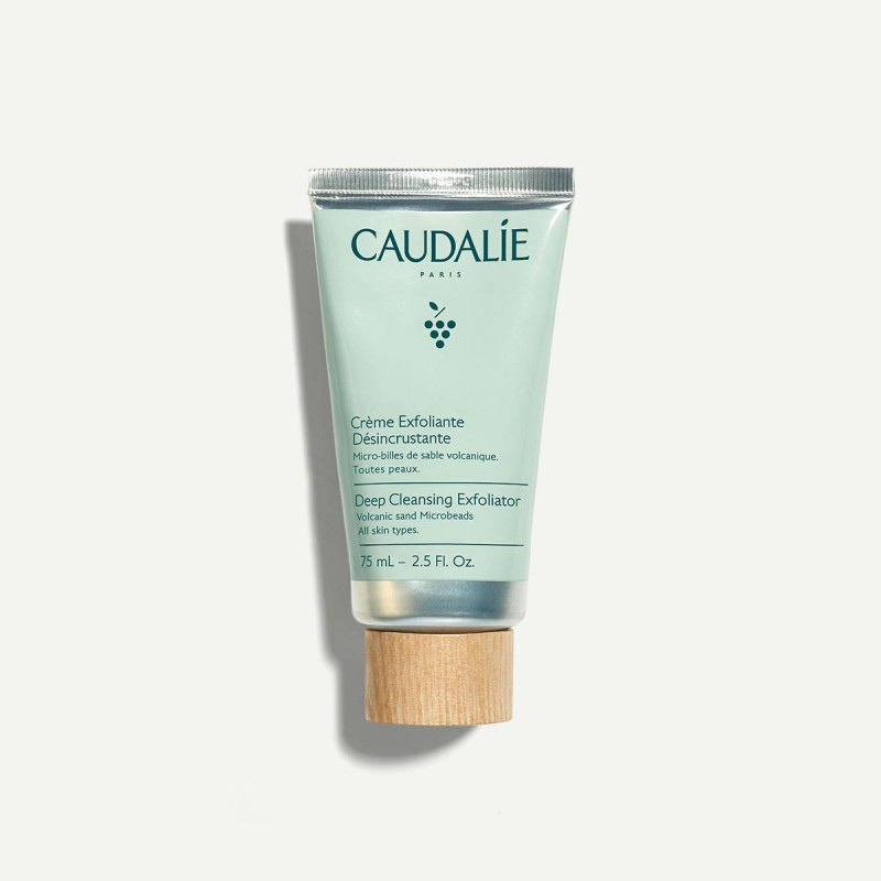 Caudalie Creme Esfoliante Desincrustante 75ml – Limpeza Profunda e Pele Suavemente Renovada