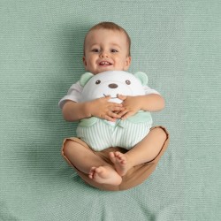 Chicco Doce Ursinho Neutro | Peluche Musical com Luz Noturna e Músicas Relaxantes para Bebé