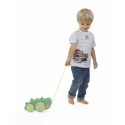 Chicco Croco Puxa e Anda | Brinquedo de Arrastar para Bebés