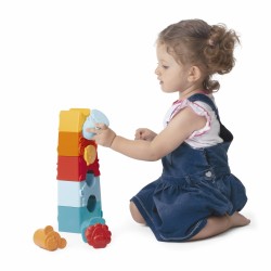 Chicco Animais Empilháveis 2 em 1 Eco+ | Brinquedo Educativo Sustentável