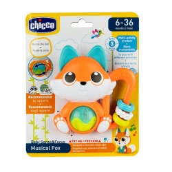 Chicco Raposa Musical – Brinquedo Interativo com Música e Atividades para Bebé 3-36M