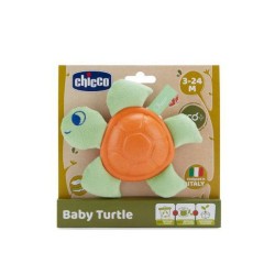 Chicco Roca Tartaruga Eco – Brinquedo Ecológico de Estimulação Sensorial para Bebés 3-24 Meses