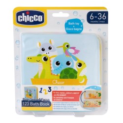 Chicco Livro de Banho Mágico – Brinquedo Educativo que Muda de Cor com a Água