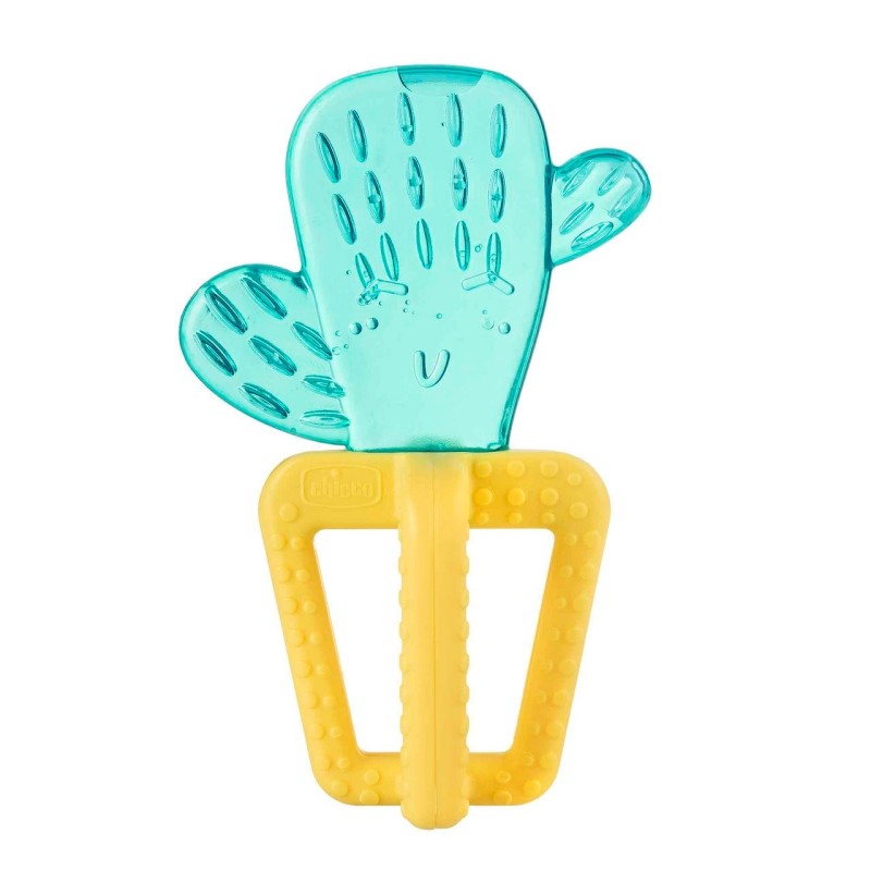 Chicco Anel de Dentição Fresh Cactus 4M+ – Mordedor Refrescante para Alívio das Gengivas do Bebé