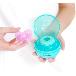 Suavinex Duccio Esterilizador de Chupeta Portátil Verde – Elimina 99% das Bactérias com Luz UV