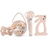 Suavinex Set Presente Wonderland Rosa – Chupeta 0-6m + Corrente de Chupeta + Mordedor + Porta-Chupetas