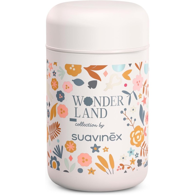Suavinex Select Termo Papa Wonderland 400 ml – Conserva a Temperatura das Papas do Bebé com Estilo