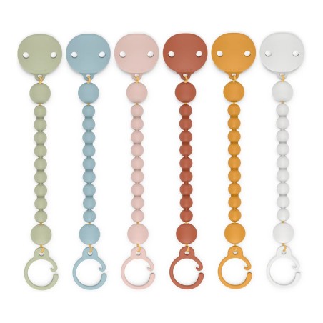 Suavinex Selection Corrente Bolas +0M – Corrente de Chupeta com Design Moderno e Seguro