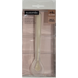 Suavinex Colher Infantil Silicone – Colher Suave para Bebés +4M