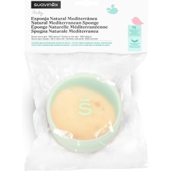 Suavinex Esponja Natural Mediterrânea – Ultra Suave para Banho do Bebé