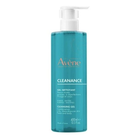 Avène Cleanance Gel Limpeza 400ml – Pele Oleosa e Sensível (Desconto 5€)