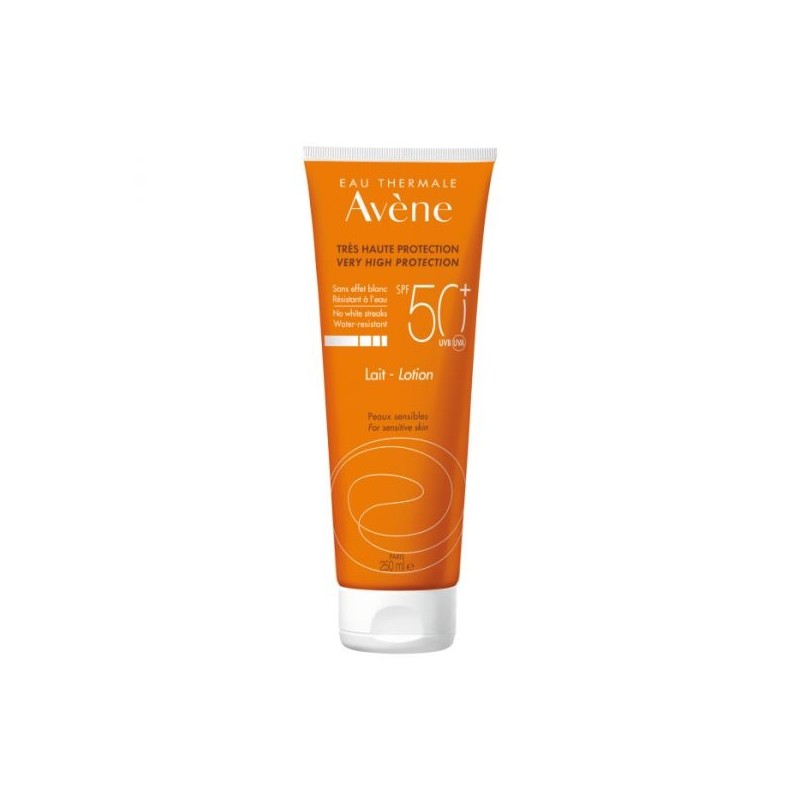 Avène Leite Solar SPF50+ 250ml – Proteção Muito Alta