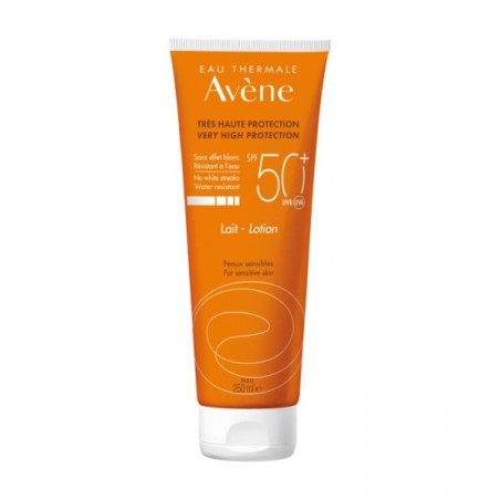 Avène Leite Solar SPF50+ 250ml – Proteção Muito Alta