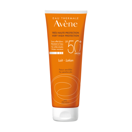 Avène Leite Solar SPF50 250 ml – Proteção Solar Muito Elevada